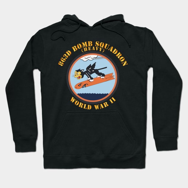 863d Bomb Squadron - WWII Hoodie by twix123844